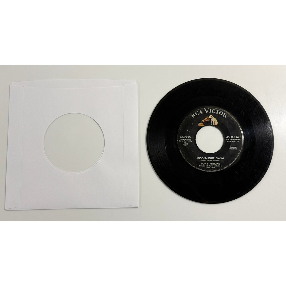 RCA Victor Vinyl Record 7" Black Good Moon-Light Swim Tony Perkins 47-7295
